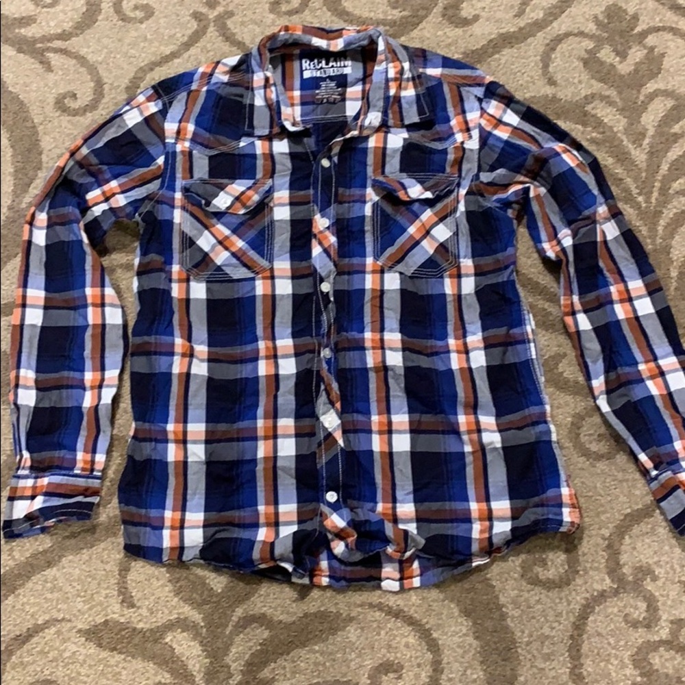 Men’s plaid shirt